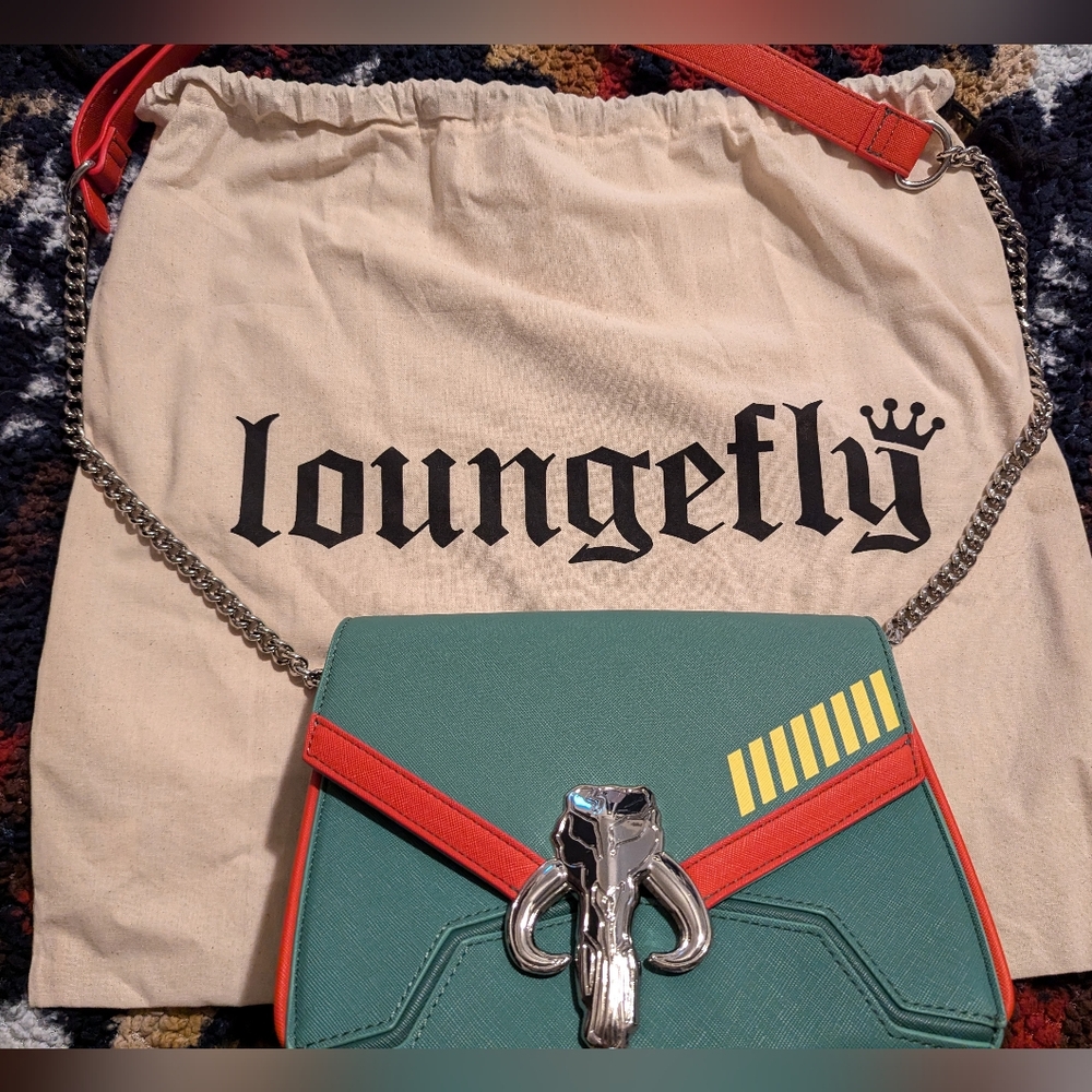 Brand new never used loungefly Star wars boba Fett purse